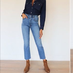 Denim Forum Arlo Straight Jeans